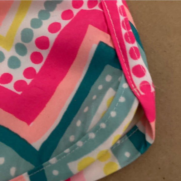 NWT Gymboree Girls Swim Shorts Size M (7-8) Chevron Print Summer Board UPF 50 - Picture 4 of 6
